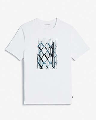 Image of Abstract Logo Grid Graphic T-Shirt