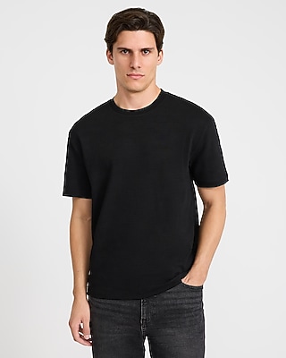 Classic Fit Textured Jacquard Camo T-Shirt