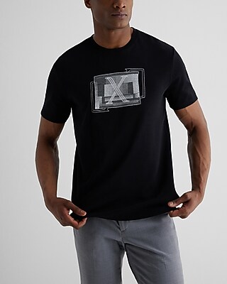 Embroidered X Logo Graphic T-Shirt