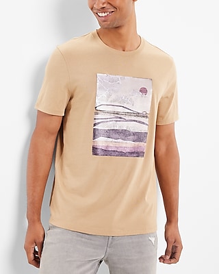 Abstract Clouds Graphic T-Shirt
