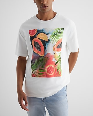 Relaxed Fruit Graphic T-Shirt