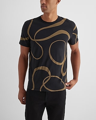 Abstract String Graphic T-Shirt