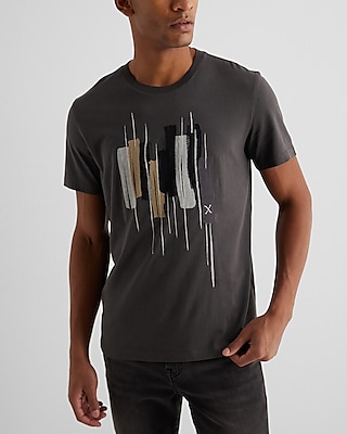 Embroidered Paint Swatch Graphic Perfect Pima T-Shirt
