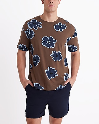 Floral Perfect Pima Cotton T-Shirt Default Men's M Tall