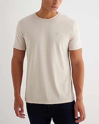 Embroidered X Logo Chest Graphic Perfect Pima Cotton T-Shirt