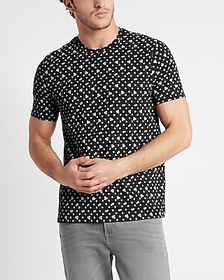 Geo Print Moisture-Wicking Performance T-Shirt