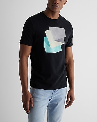 Layered Geo Graphic T-Shirt