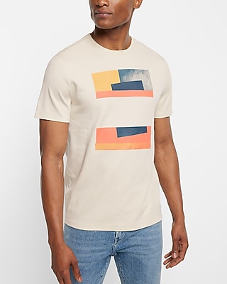 Split Block Graphic T-Shirt