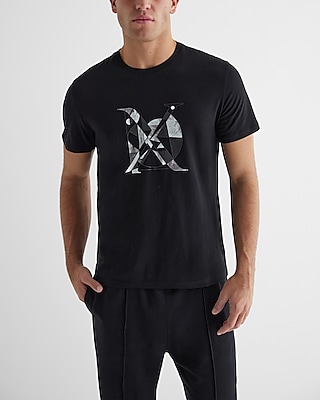 X Logo Shape Graphic Perfect Pima Tee
