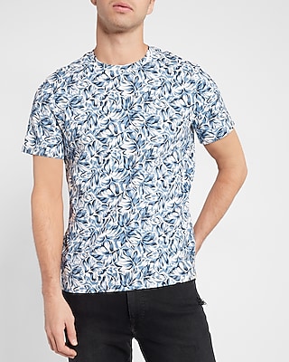 Floral Moisture-Wicking Performance T-Shirt