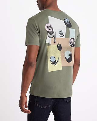 Citrus Graphic Perfect Pima Cotton T-Shirt Green Men