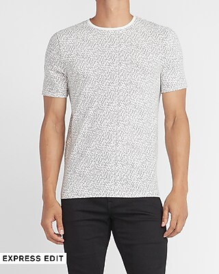 Image of Abstract Lines Moisture-Wicking Performance Stretch T-Shirt