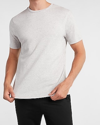 Logo Essential Crew Neck T-Shirt Gray Men's XS