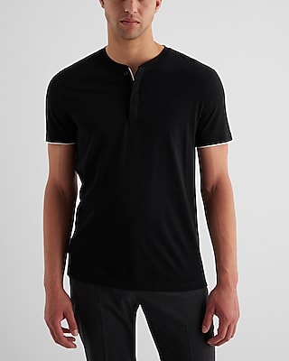 Tipped Perfect Pima Cotton Henley