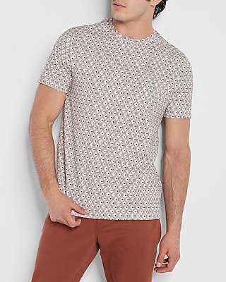Geo Print Moisture-Wicking Performance T-Shirt