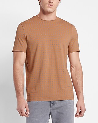 Geo Print Moisture-Wicking Performance T-Shirt