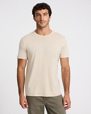 Perfect Pima Cotton Crew Neck T-Shirt Neutral Men's L