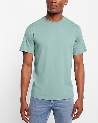 Perfect Pima Cotton Crew Neck T-Shirt Green Men's XL