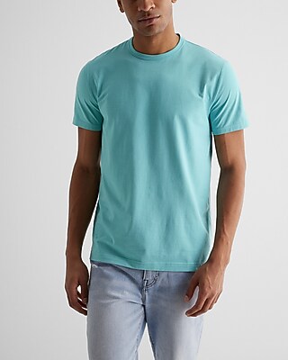 Striped Stretch Crew Neck T-Shirt