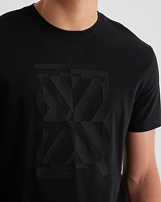 Embroidered X Logo Graphic T-Shirt
