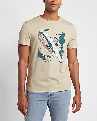 Paint Splatter Graphic T-Shirt
