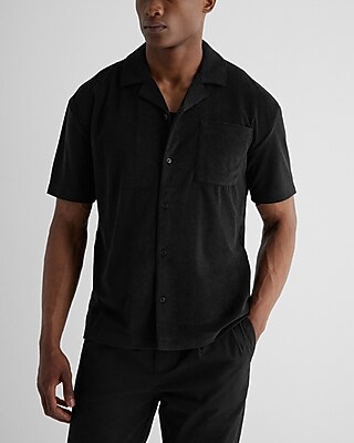 Relaxed Terry Cotton-Blend Short Sleeve Polo
