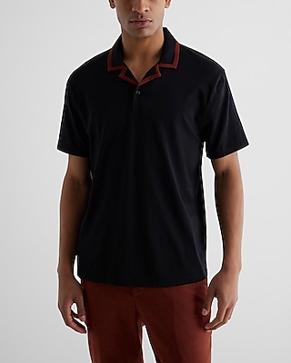 Relaxed Tipped Collar Perfect Pima Polo Men's Tall