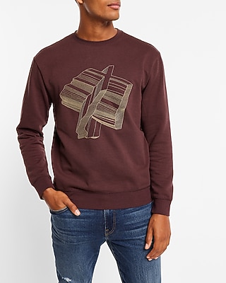 Stacking X Graphic Crew Neck Sweatshirt