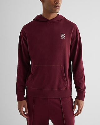 X-Logo Graphic Hoodie Red Men's L Tall