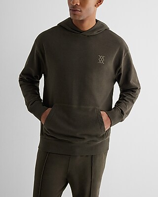 X-Logo Graphic Hoodie Green Men's XL