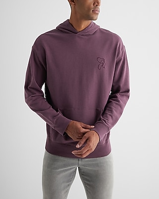 Embroidered Knot Graphic Hoodie