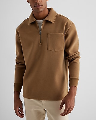 Relaxed Quarter Zip Sweatshirt