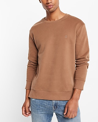 Relaxed Fleece Logo Crew Neck Sweatshirt