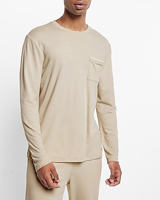 Tipped Pocket Long Sleeve T-Shirt