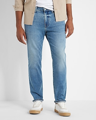 Relaxed Medium Wash Hyper Stretch Jeans