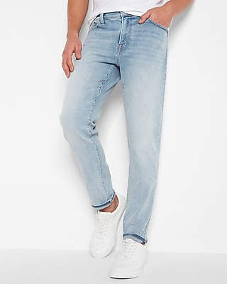 Relaxed Slim Light Wash Hyper Stretch Jeans
