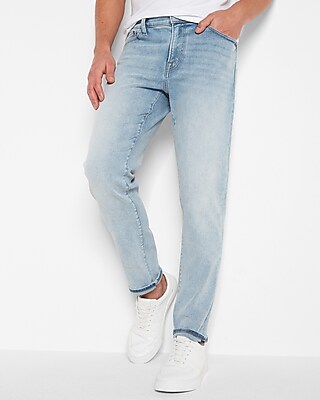 Express Relaxed Slim Light Wash Hyper Stretch Jeans