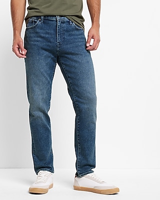 Relaxed Dark Wash Hyper Stretch Jeans