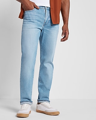 Relaxed Light Wash Hyper Stretch Jeans