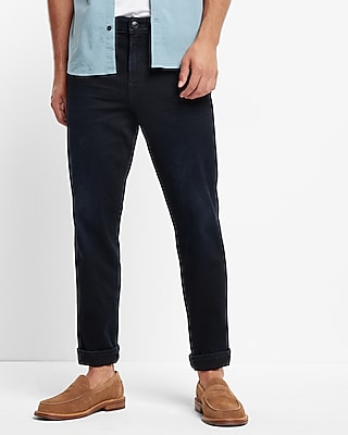 Relaxed Dark Wash Hyper Stretch Jeans