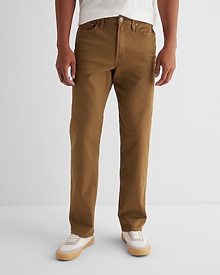 Straight Dark Khaki Hyper Stretch Jeans