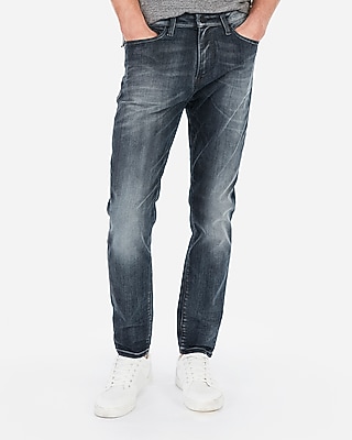 Image of Athletic Tapered Slim Dark Wash Hyper Stretch Jeans