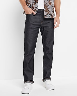 Straight Raw Rinse Stretch Jeans