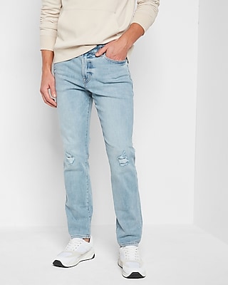 Slim Light Modern Vintage Wash Ultra Hyper Stretch Jeans
