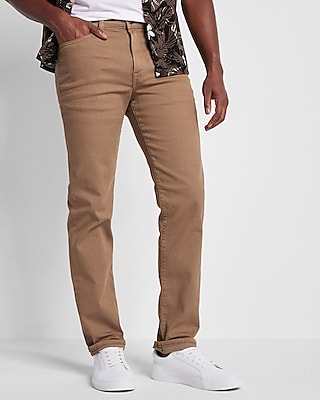 Slim Straight Walnut Hyper Stretch Jeans