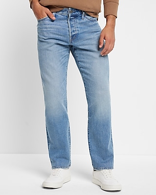 Slim Straight Light Wash Low Stretch Selvedge Jeans