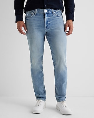 Slim Light Wash Stretch Jeans