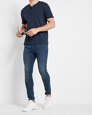 Super Skinny Dark Wash Hyper Stretch Jeans