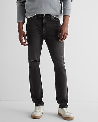 Skinny Black Ripped Hyper Stretch Jeans