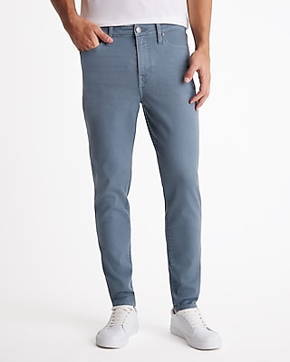 Athletic Skinny Dusty Blue Hyper Stretch Jeans